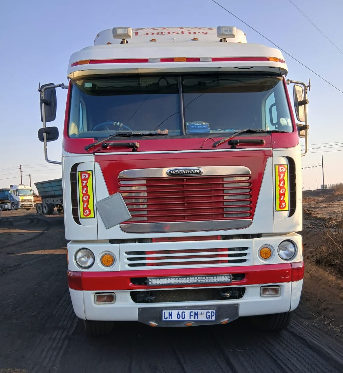 Freightliner truck and trailer