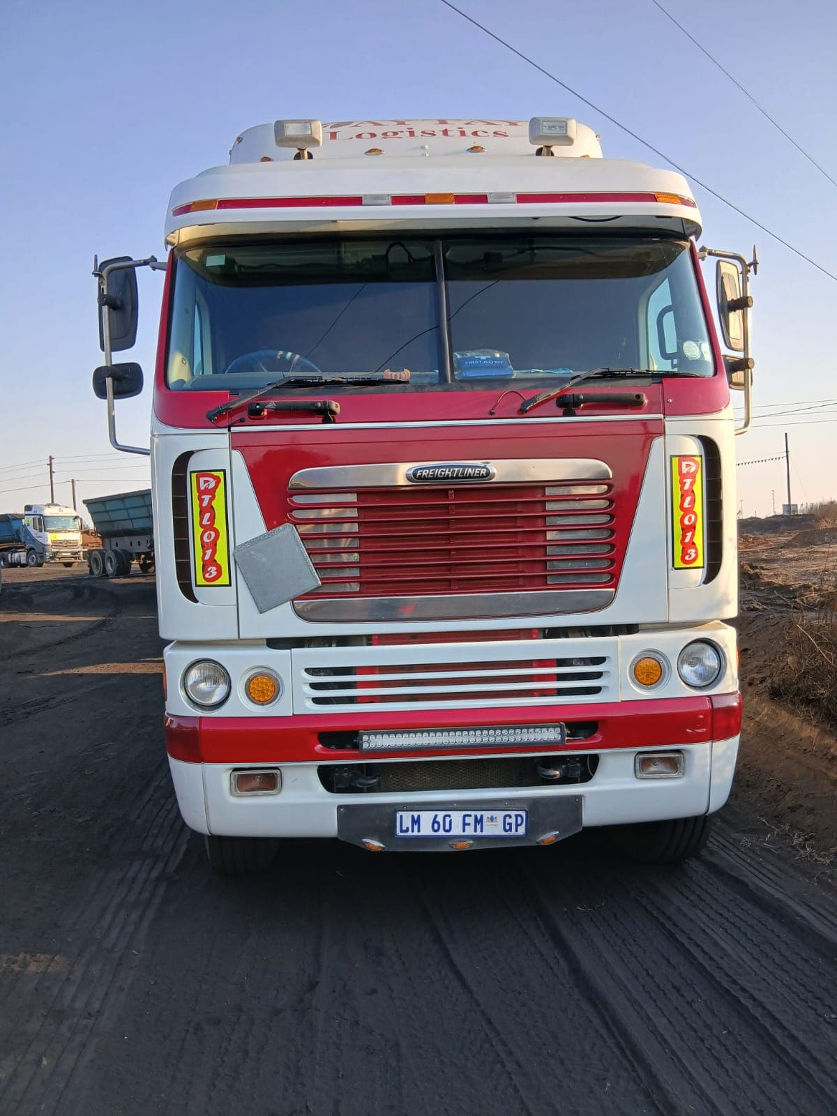 Freightliner truck and trailer