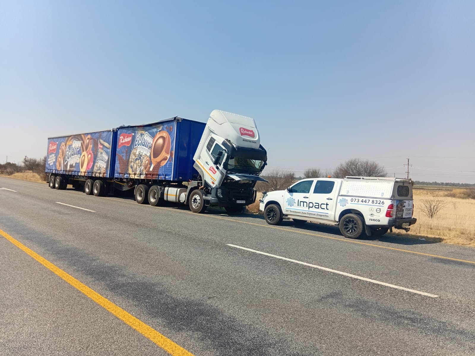 Breakdown Volvo truck